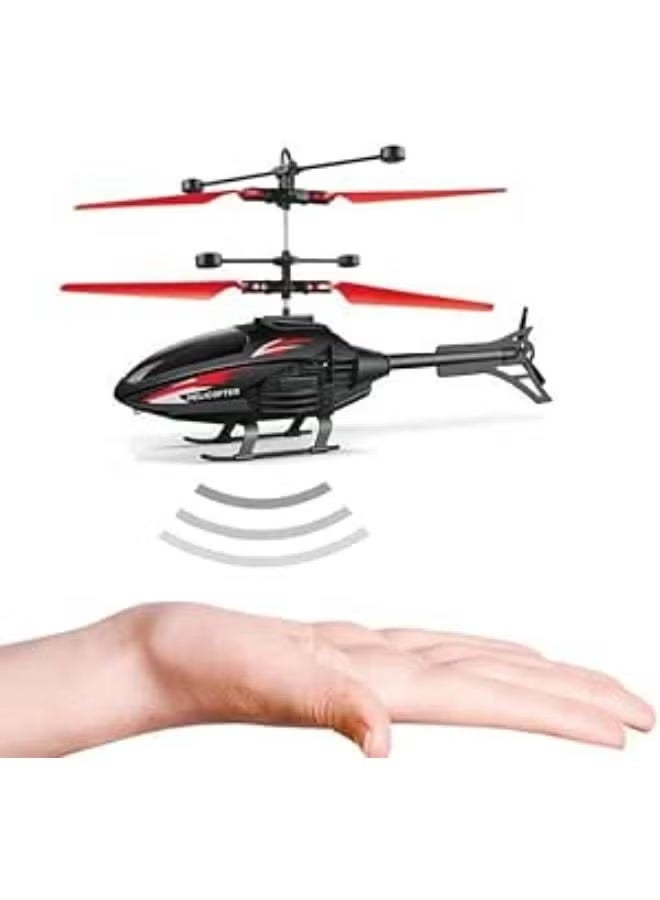 Generic Remote Control Helicopter Toy – Rechargeable Mini Helicopter for Kids with USB Charging – Easy to Fly RC Helicopter Gift - Red - Image 4