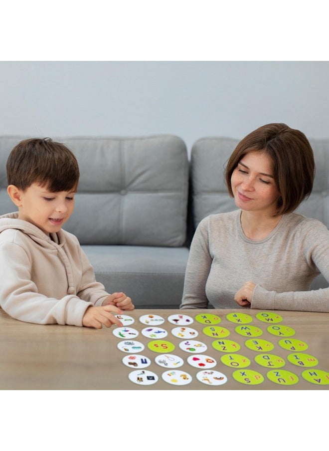 Trunk Works Trunk Works Alphabet Flip - Uppercase Lowercase Alphabet Phonics | Capital and Small Letters | Early Learning Matching Card Game | Ages 3-5 Years  - Image 3