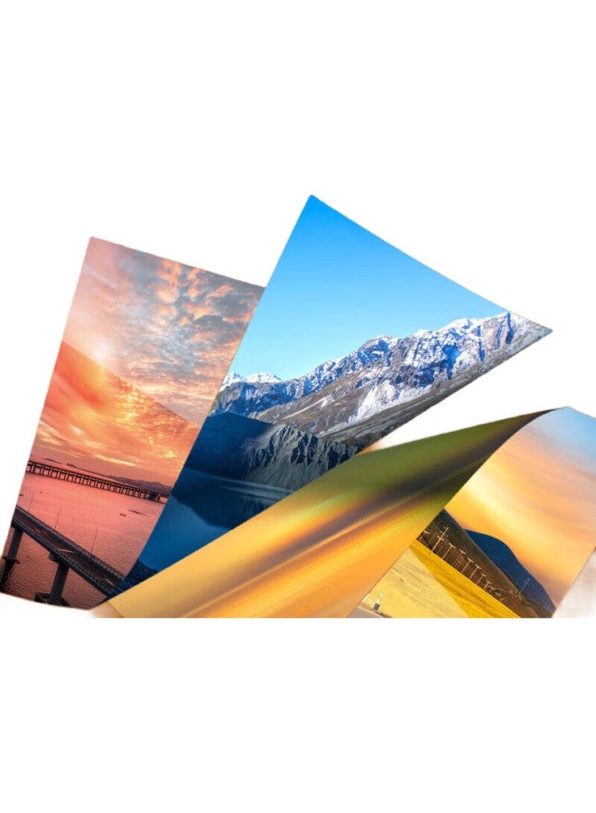 Ubiquitin High-Quality Photo Printing Paper 240G, Photo Paper 5-Inch Color Inkjet Photo Paper 3R, 50 Sheets/Pack, 7151 - Image 2