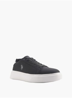U.S. Polo Assn. U.S. Polo Assn Men's Logo Detail Sneakers with Lace-Up Closure  - Image 1