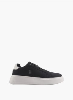 U.S. Polo Assn. U.S. Polo Assn Men's Logo Detail Sneakers with Lace-Up Closure  - Image 2