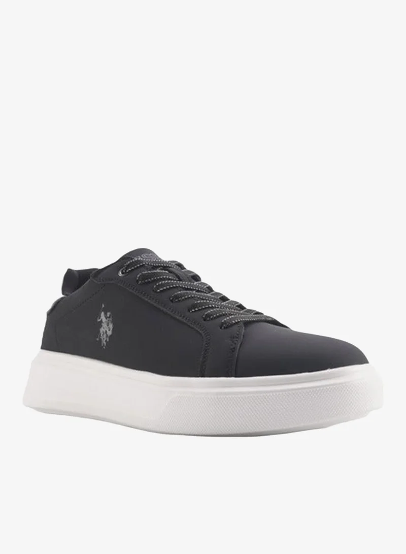 U.S. Polo Assn. U.S. Polo Assn Men's Logo Detail Sneakers with Lace-Up Closure