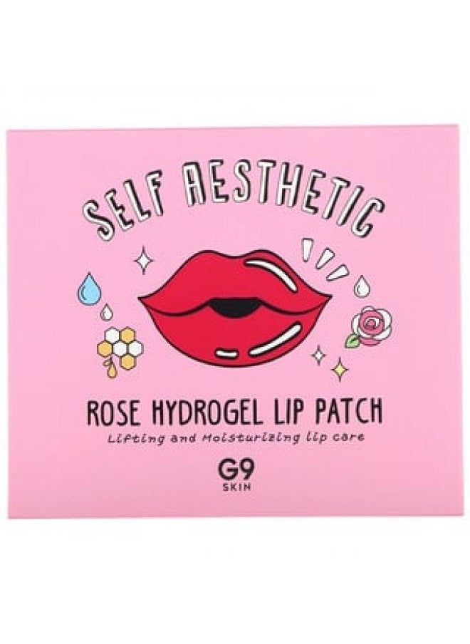 G9SKIN G9skin Self Aesthetic Rose Hydrogel Lip Patch 5 Patches 0.10 oz 3 g  - Image 2