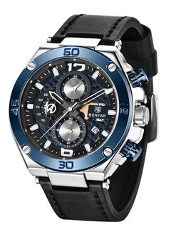 Silver Blue Black