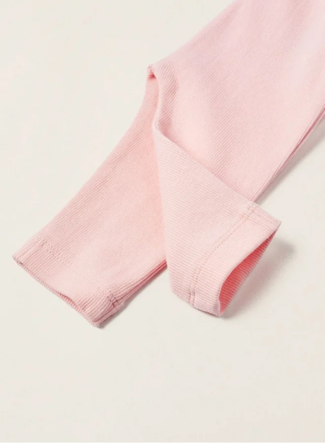 Zippy Trousers with Removable Straps for Newborns, Pink