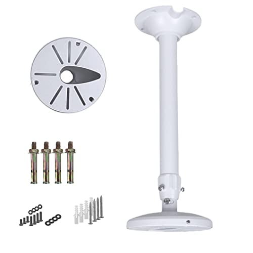 WiTi Extendable Pole Mount for Security Surveillance Cameras, Ceiling Mount Bracket for Bullet Camera,Solid Metal Max 60CM - Image 1