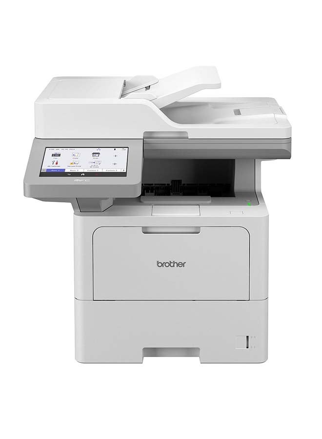 brother MFC-L6910DN Professional All-in-One Mono Laser Printer, Powerhouse machine featuring top class print speed, enhanced mobile connectivity & cost-saving innovations White - Image 1