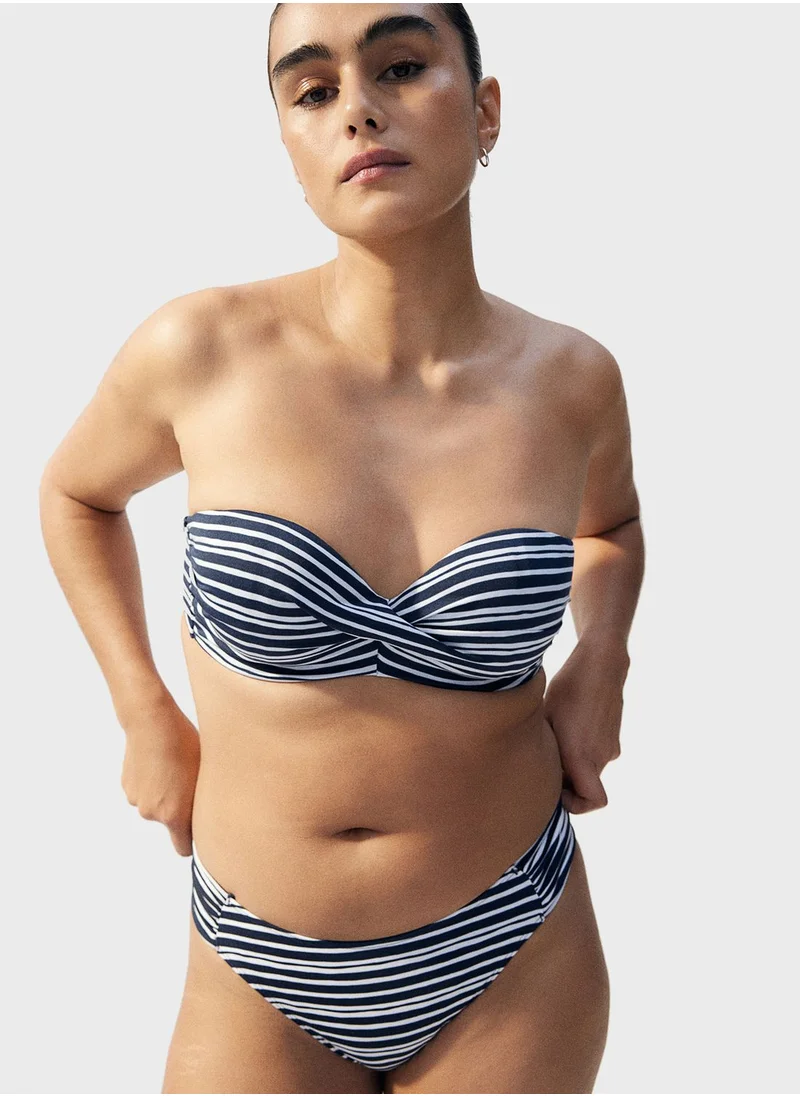 H&M Plunge Neck Bikini Top