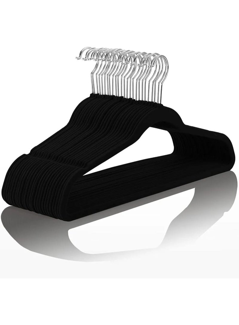 Living Set of Elegant Velvet Hangers for Organizing Clothes_12 pieces - Image 5