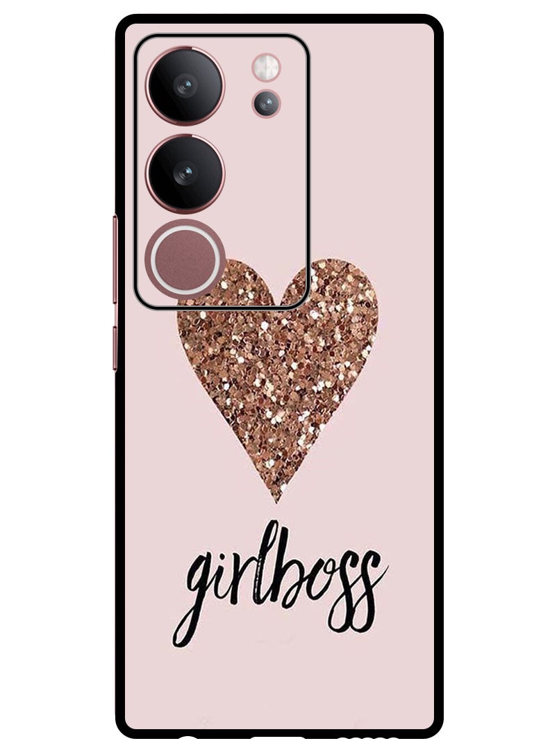 Theodor Protective Case Anti Scratch Shock Proof Bumper Cover For Vivo V29 - V29 Pro Girls Boss & Heart - Image 1