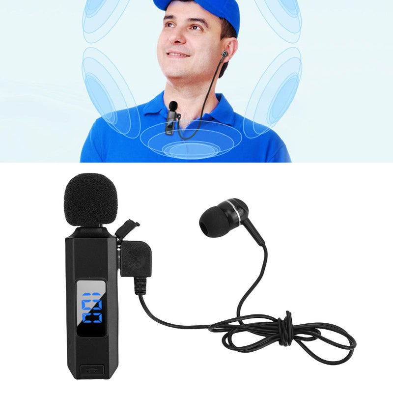 Wireless Microphone System Bluetooth 5 5 Earbud Lavalier Lapel Mic For Phone Laptop Teaching Recording Vlog - Image 4
