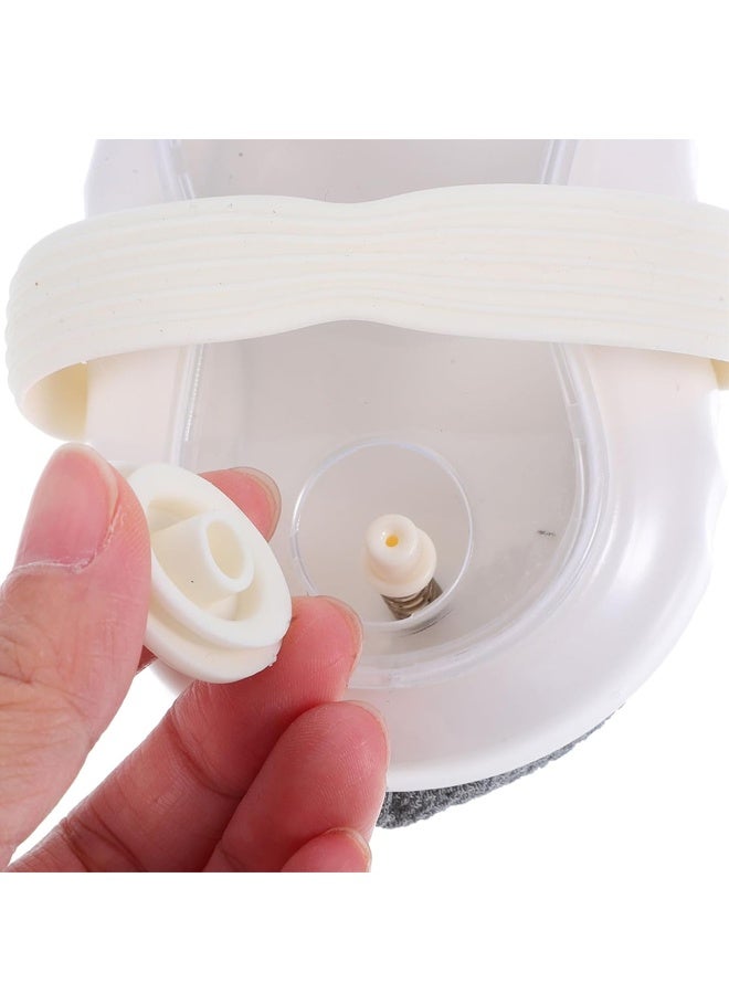 HOMESTAR Dry Brushing Bath Brush Exfoliating Brush  for Body Massage and Skin Cleansing Shower Brush，Scrubber for Bath with Liquid Shampoo Dispensing - Image 4