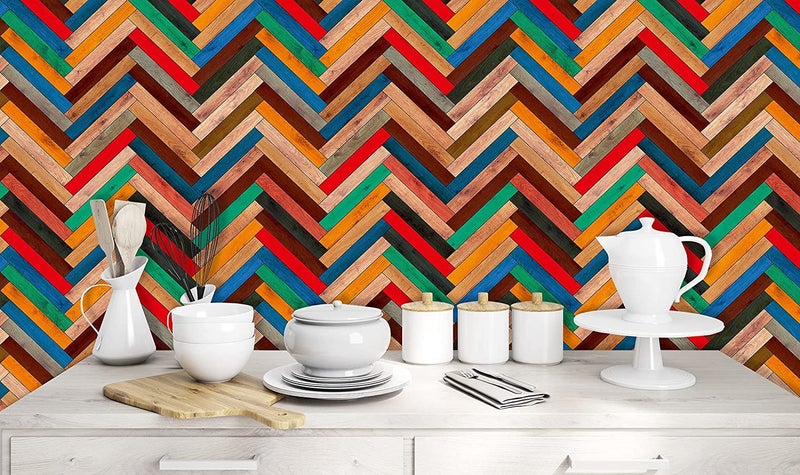 PAPER PLANE DESIGN Wallpaper Self Adhesive Wall Sticker Matte Waterproof (16 Inch x 90 Inch x 2 Roll) (20 Sq Ft) - Image 3