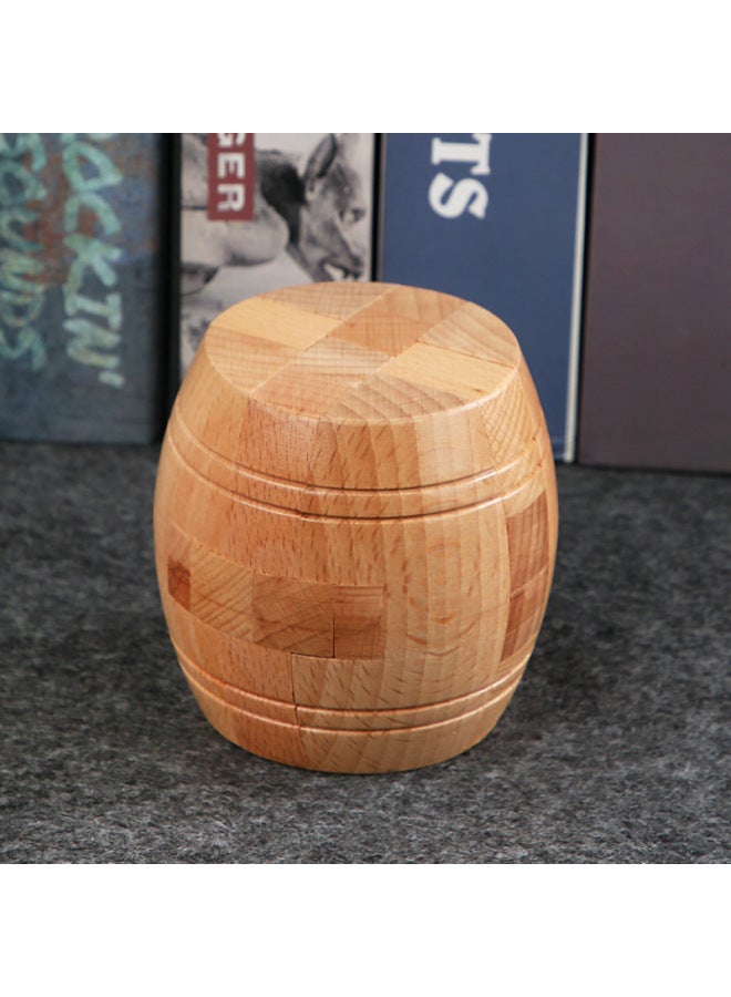 Botong Children's Educational Toys Kong Ming Lock Luban Lock Adult Decompression Thinking Ability Large Wine Barrel Lock Garden Ball Lock - Image 1