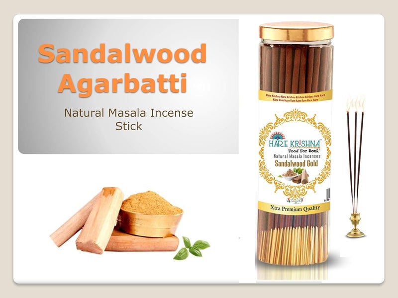 Vringra Sandalwood Agarbatti Incense Sticks for Pooja Home Temple Chemical Charcoal Free Pooja Agarbatti Sticks Long Lasting Fragrance 200gm Pack of 4 - Image 5