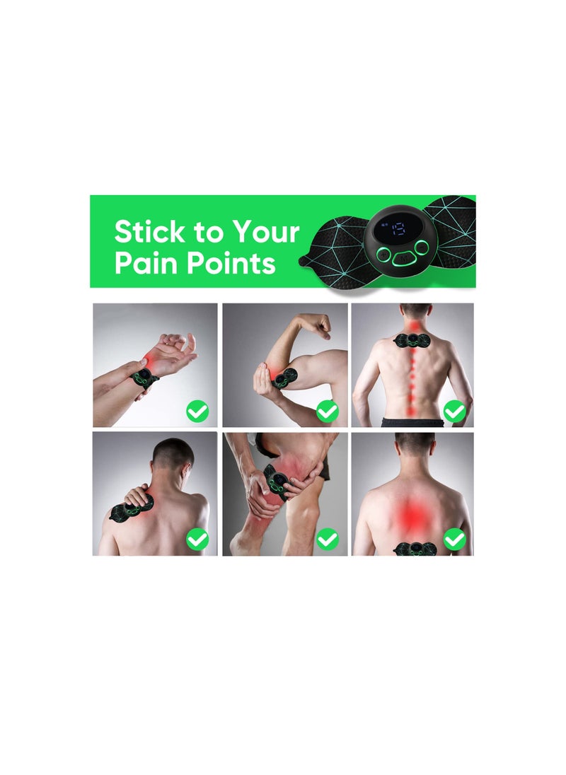 SYOSI Neck Massager, Portable Mini Cervical Massager Pads, Lymphatic Drainage Massage Mat for Arms Neck Shoulder Back Waist Legs  - Image 3