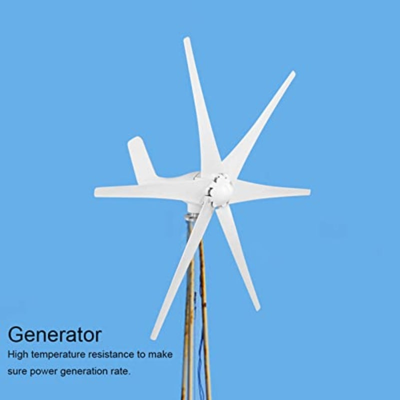 800W 6 Blade Wind Turbine Generator with Controller - Image 5