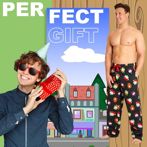 South Park Mens Pajama Bottoms, Comfy Cotton Lounge Pants, PJ Pants With Drawstring Pockets - Gifts for Him (Multi, XXL) - Image 3