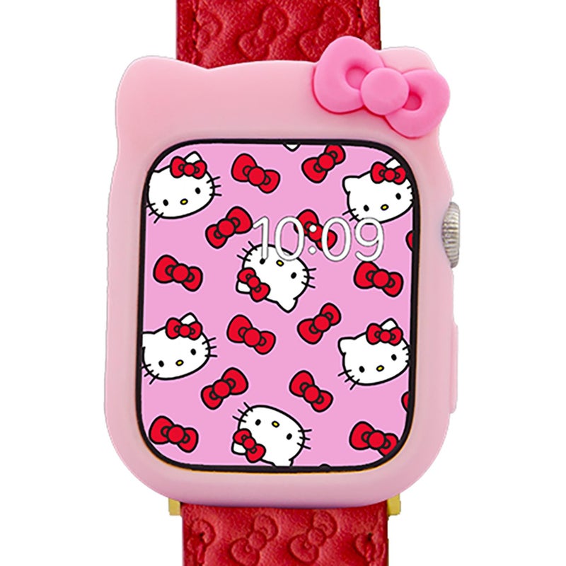 Sonix x Sanrio Apple Watch Cover | Bumper Case for Apple Watch | Protective Silicone Cover | Fits 38mm/40mm/41mm | Hello Kitty - Pink - Image 1