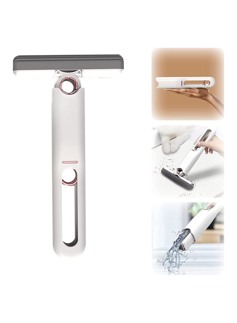 ممسحة إسفنجية صغيرة محمولة فائقة الامتصاص وذاتية الضغط، إسفنجة ممسحة سهلة الاستخدام والتخزين لتنظيف الأرضيات وبلاط السيراميك، مناسبة للمطبخ والحمام وغرفة المعيشة والسيارة - Image 1