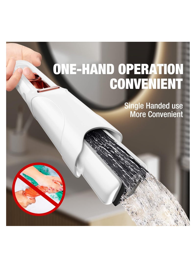 ممسحة إسفنجية صغيرة محمولة فائقة الامتصاص وذاتية الضغط، إسفنجة ممسحة سهلة الاستخدام والتخزين لتنظيف الأرضيات وبلاط السيراميك، مناسبة للمطبخ والحمام وغرفة المعيشة والسيارة - Image 4