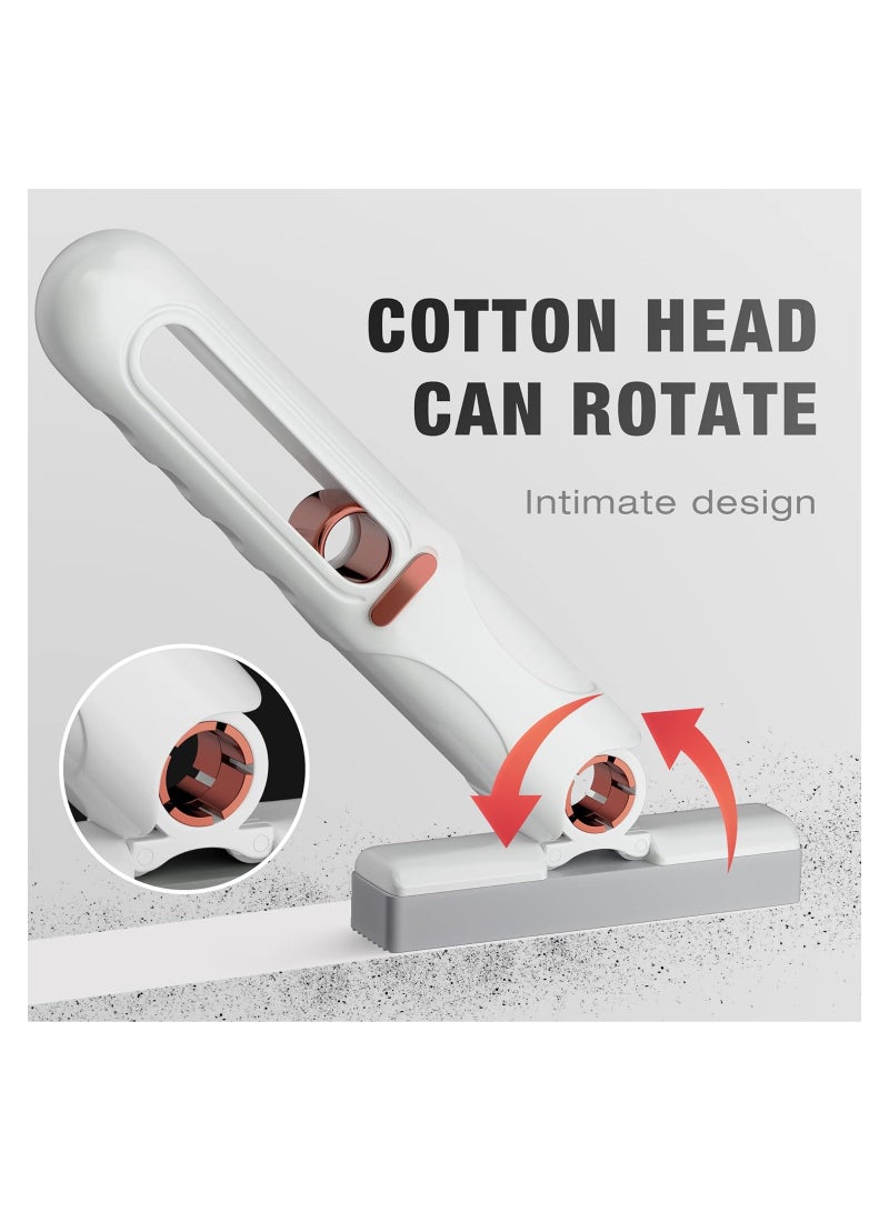 ممسحة إسفنجية صغيرة محمولة فائقة الامتصاص وذاتية الضغط، إسفنجة ممسحة سهلة الاستخدام والتخزين لتنظيف الأرضيات وبلاط السيراميك، مناسبة للمطبخ والحمام وغرفة المعيشة والسيارة - Image 3