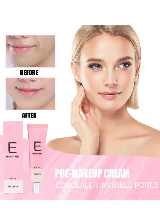 EELHOE W-Airfit Pore Light Moisturizing Makeup Concealer, Pre-Makeup Cream, Concealer Invisible Pores - Image 3