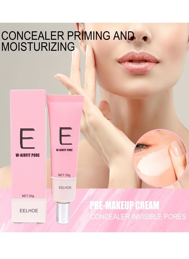 EELHOE W-Airfit Pore Light Moisturizing Makeup Concealer, Pre-Makeup Cream, Concealer Invisible Pores - Image 2