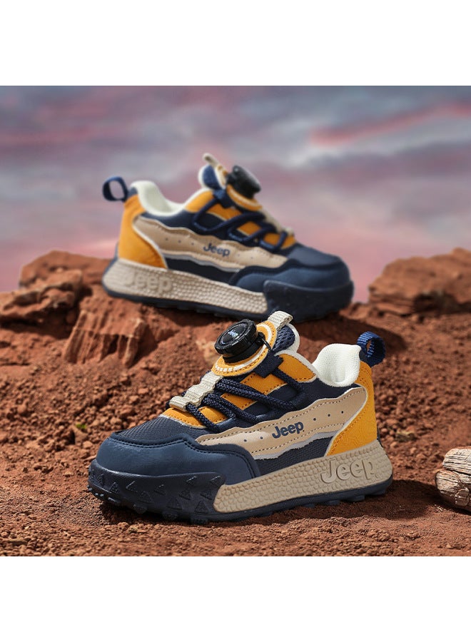 New Running Shoes, Spring And Autumn Casual Shoes,  Boys' Versatile Trendy Brand Girls' Button Sports Shoes