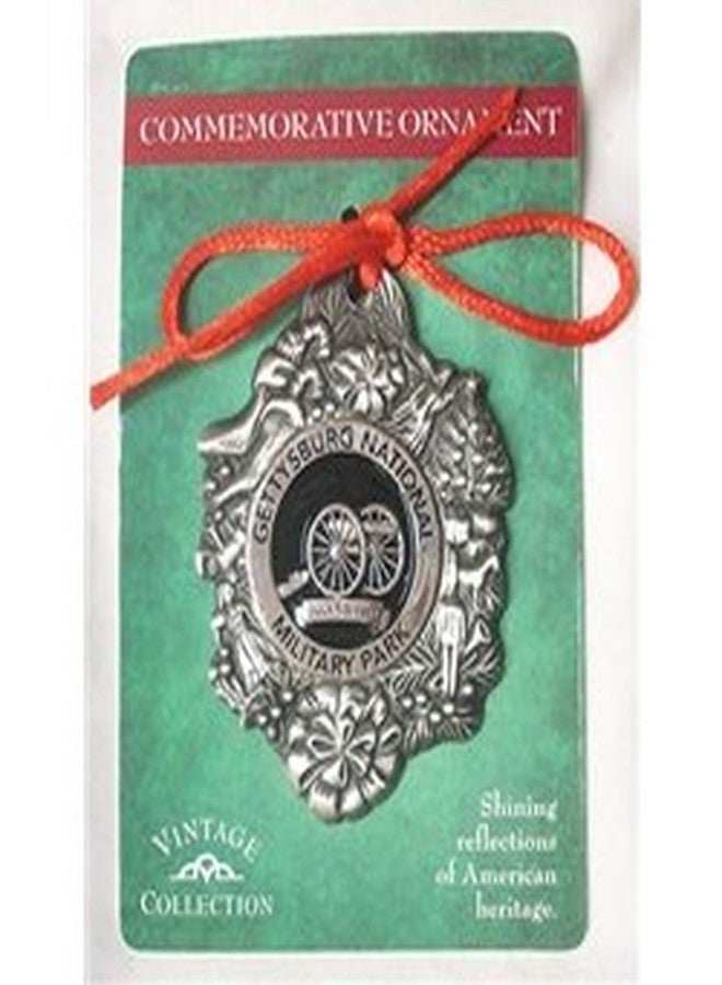 Americana PEWTER CHRISTMAS TREE ORNAMENT CIVIL WAR GETTYSBURG NATIONAL MILITARY PARK - Image 2