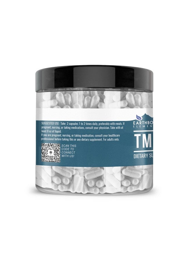 Earthborn Elements TMG Betaine Anhydrous Trimethylglycine 200 Capsules, Pure & Undiluted, No Additives - Image 3