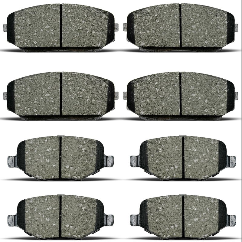 ALADICHE front rear Brake Pads Compatible with Ford Edge 20112014Lincoln Mkx 20112015 Front RearD1258D1377