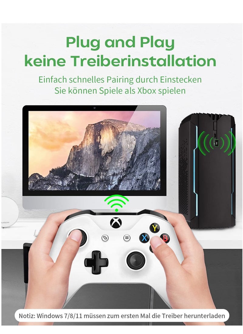 Generic - Bluetooth Wireless Adapter for Xbox One, Elite Series, One X, One S Controllers - Compatible with Windows 11, 10, 8, 8.1 - Xbox Controller Wireless Adapter. - Image 1