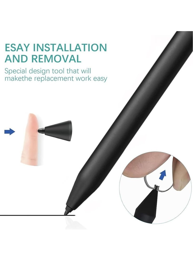 [10 Pcs]Pen Tips For Remarkable 2 With 2 Pcs Nibs Removal Tool Maker Pen Tip Replacement Stylus Nib Painting Writing Accessories For Remarkable 1/2 Pen Tip Tips/Nibs（Black）  - Image 5