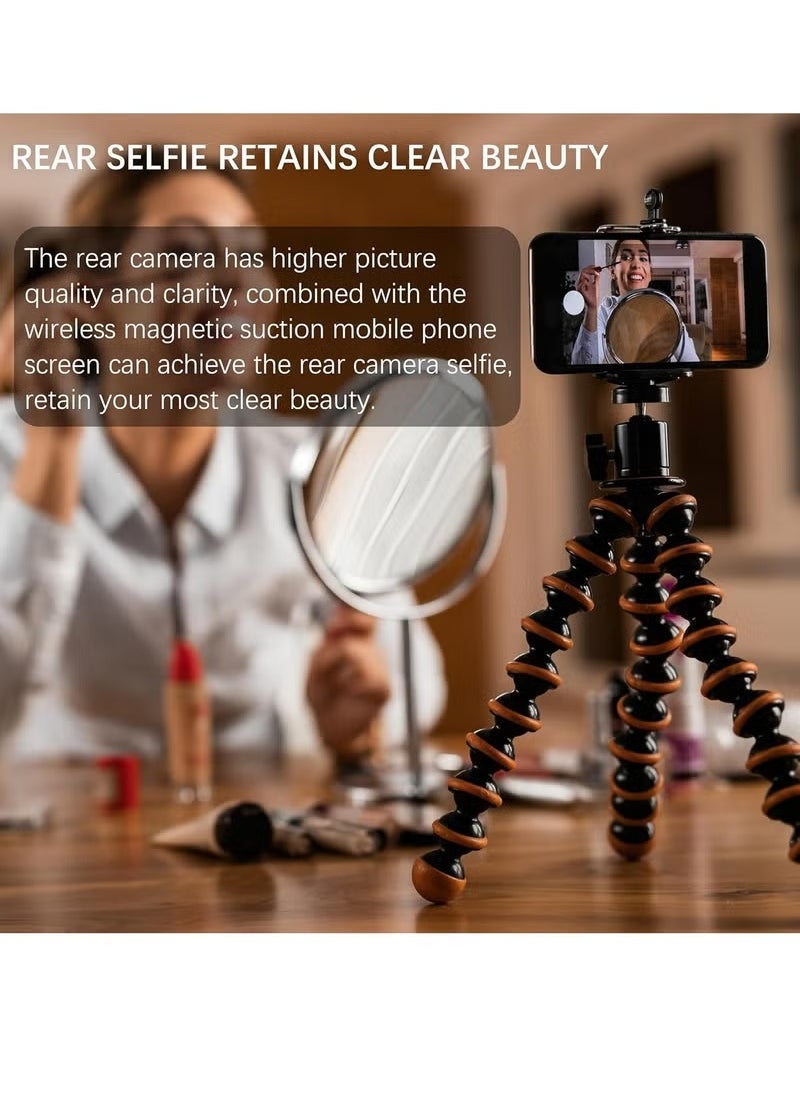 Gravity 4-Inch Wireless Vlog Selfie Monitor Screen for iPhone & Android ‚Äì Rear Camera Display with Magnetic Mount, Bluetooth Remote & Rechargeable Battery ‚Äì Ideal for Vlogging, Selfies, Reels, and Live Streaming ‚Äì Ultra-Portable Content Creator Tool - Image 3