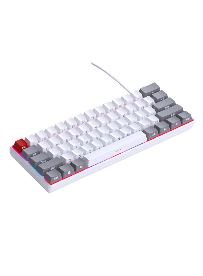 EBMINI New E-Sports Wired Backlit Mechanical Portable Small Keyboard
