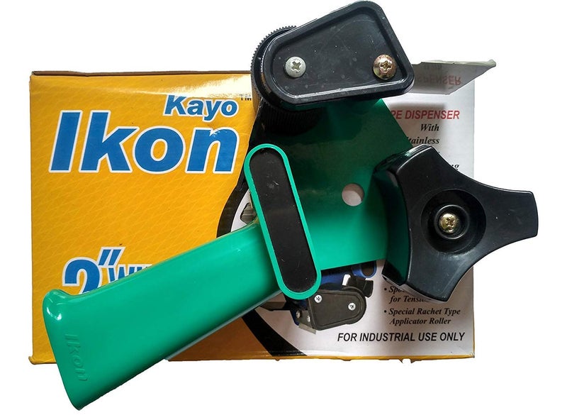 Ikon Manual Hand Operated Tape Dispenser With 2 inch PVC Transparent Tape Roll-50mm or 2 inch - Image 3