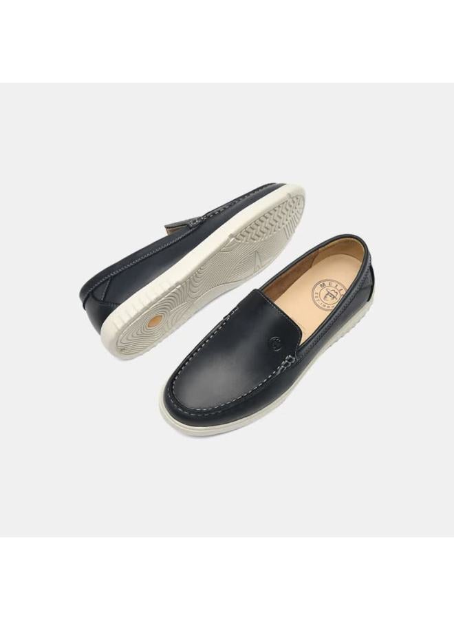Mellen Slip-on Loafers Soft Sole Breathable Casual Driving Shoes Mu667222 Black 43 - Image 2