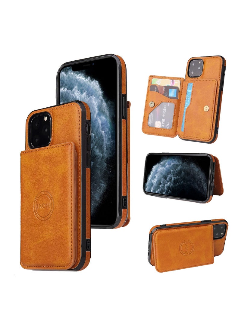 Loquat Suitable For iPhone Wallet Type Solid Color Phone Case - Image 2