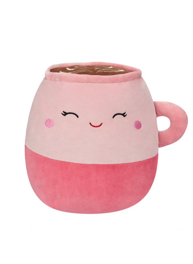 Squishmallows - 14 inch Emery Pink Latte , Officially Licensed Kellytoy Plush Toy, Colorful Soft Toy, Gift for Kids, Girls & Boys Washable Squishy Stuff Toy Multicolor All Age - Image 1