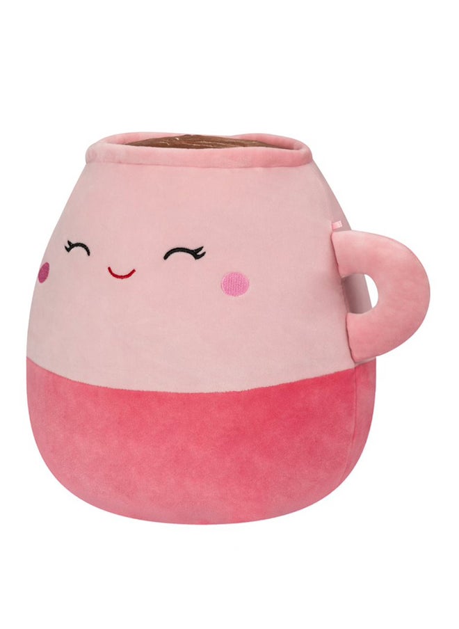 Squishmallows - 14 inch Emery Pink Latte , Officially Licensed Kellytoy Plush Toy, Colorful Soft Toy, Gift for Kids, Girls & Boys Washable Squishy Stuff Toy Multicolor All Age - Image 1