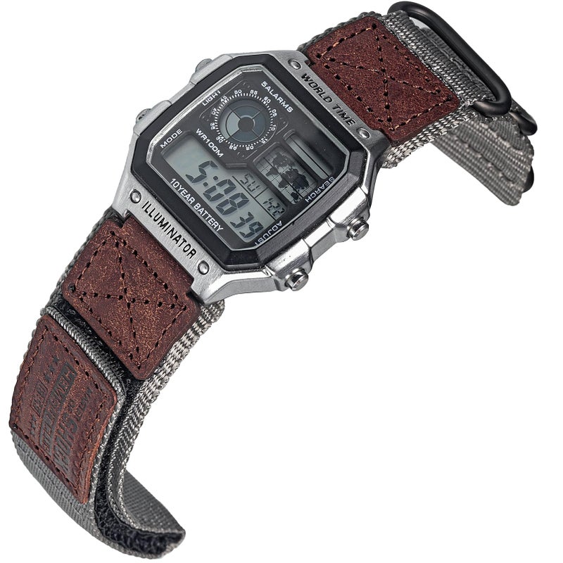 HEMSUT 18mm Tactical Nylon Strap for Casio Watches Quick Release Military Style ShockResistant Band Compatible with AE1200 DWH5600 F91W A168W More - Image 2