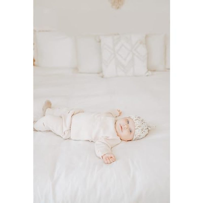 Newborn Hats: Multicolor Knot Hats - Soft Stretch Baby Beanies for Newborn Essentials, Baby Shower Gifts - Image 4