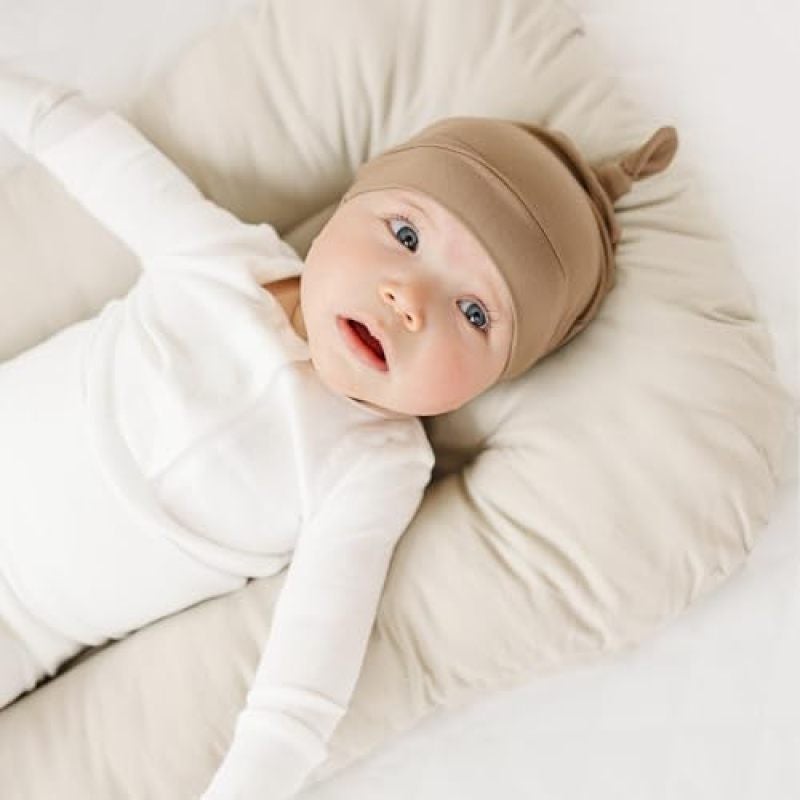 Newborn Hats: Multicolor Knot Hats - Soft Stretch Baby Beanies for Newborn Essentials, Baby Shower Gifts - Image 2
