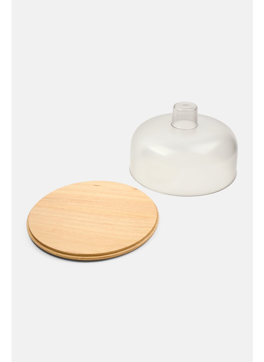 Wooden Pastry Platter With Dome, Transparent - pzsku/ZEA0D796ACB5B6DA89DACZ/45/_/1737728361/91c5b38c-2a4f-46c3-9d2d-382d8683a9d6