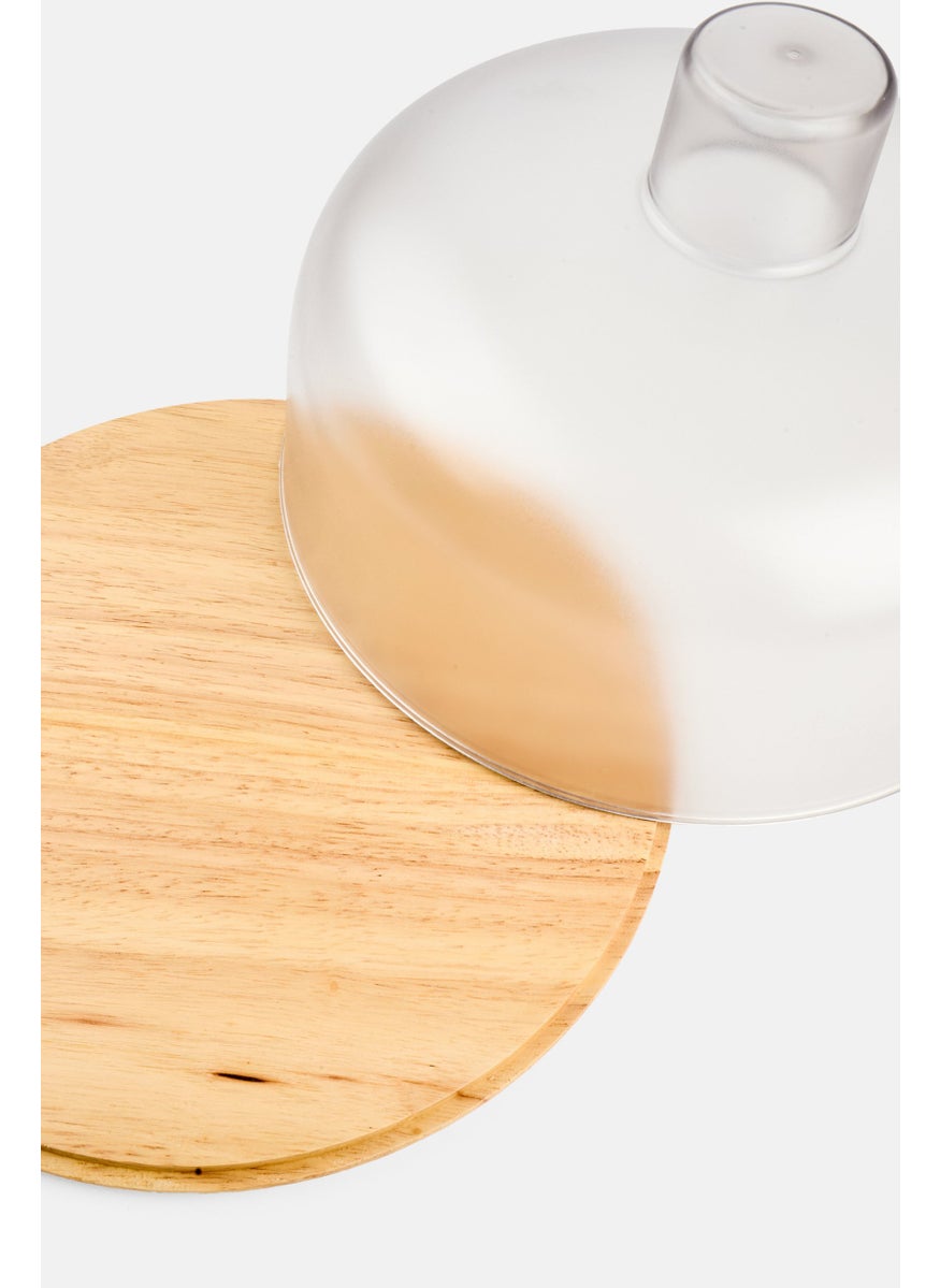 Wooden Pastry Platter With Dome, Transparent - pzsku/ZEA0D796ACB5B6DA89DACZ/45/_/1737728366/e063f7ac-9972-42b9-a209-5b231826a965