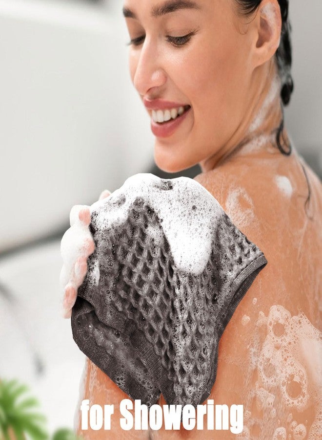 Cleanbear Washcloths, 100% Cotton Wash Cloths for Face & Body, 6 Pack Gray Waffle Design, Soft & Quick Dry, 13x13 Inches, Ideal for Bathroom Gym & Travel - Image 5