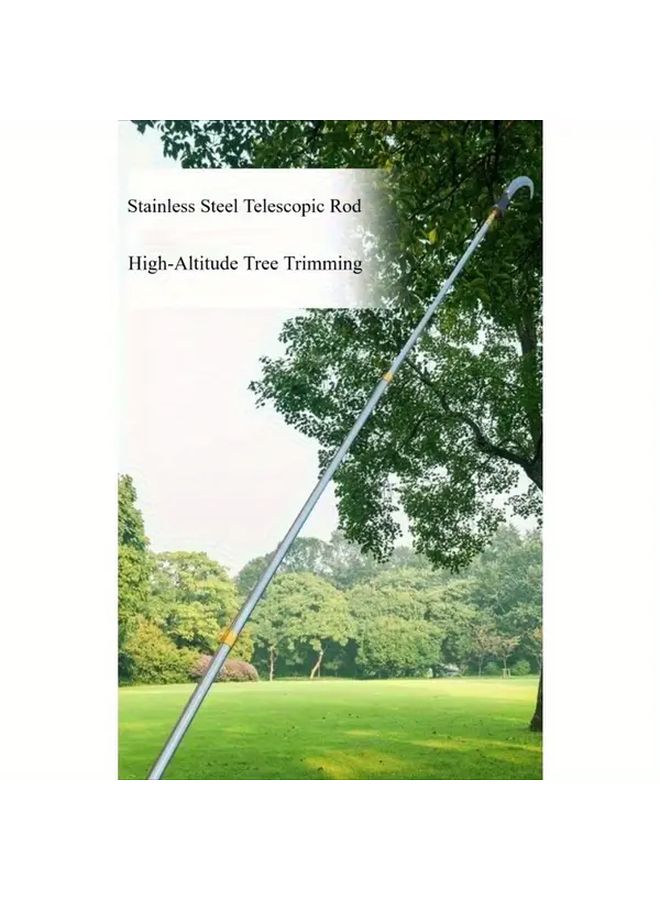 Telescopic Pruning Pole 16.4ft Extendable Tree Trimming Branch Saw Tool - Image 1