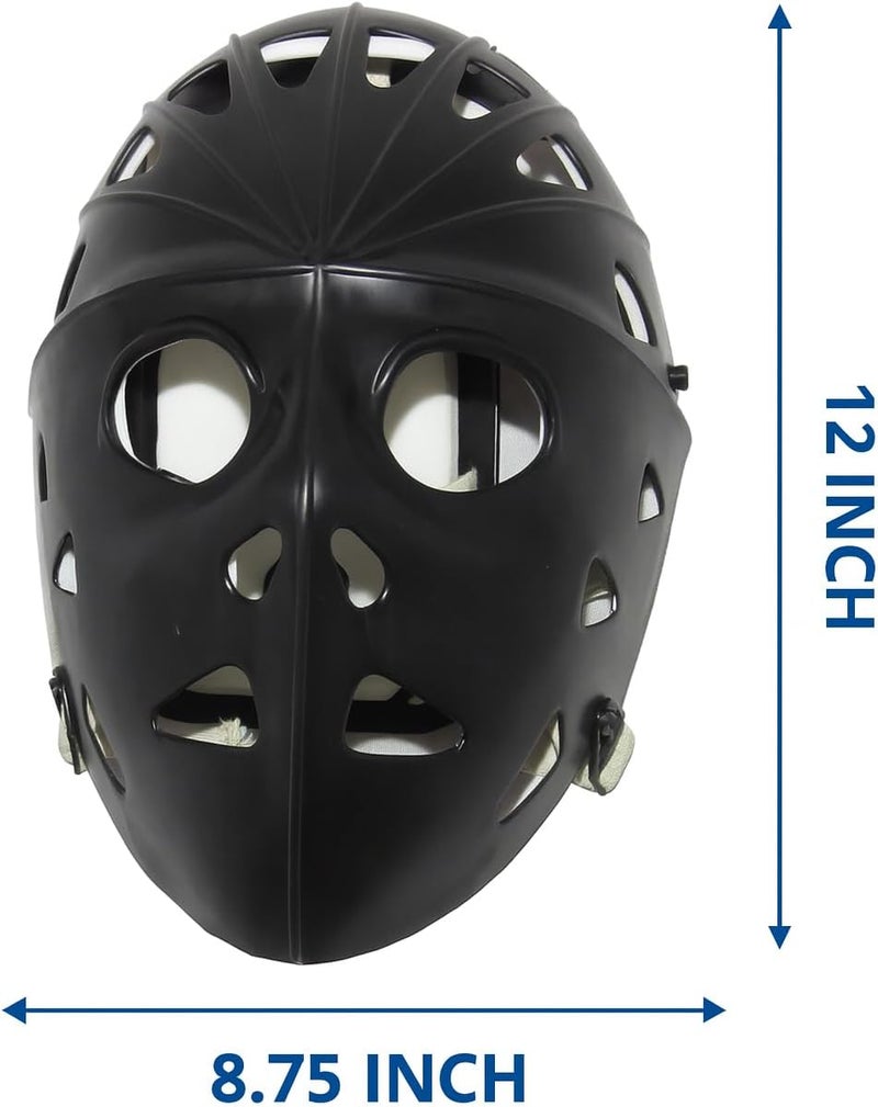Mylec Adult Street Hockey Goalie Mask - High-Impact - Ventilation Holes + Adjustable Straps - Street Hockey Only,Halloween Mask - Image 3