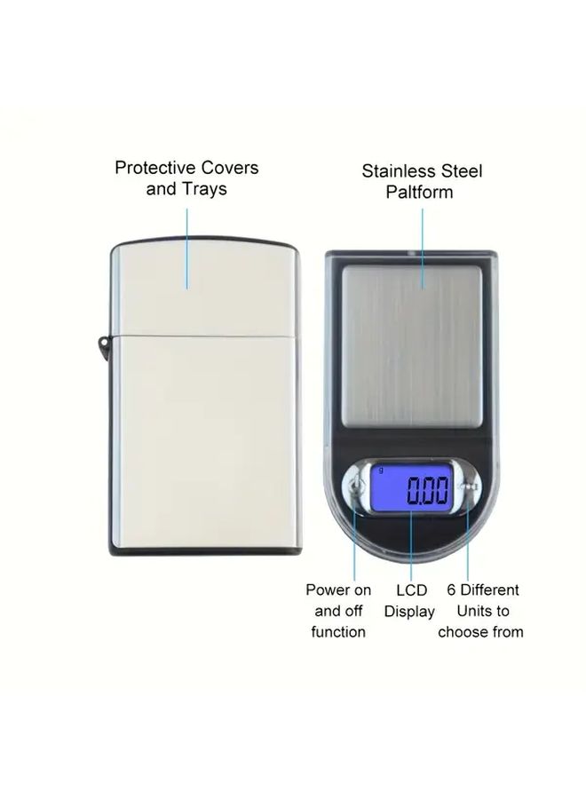 High Precision 200g 0 01g Digital Pocket Scale For Jewelry Kitchen Food - Image 1